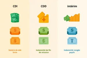 Comparaison rémunération intérim