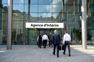 Façade agence intérim Lyon