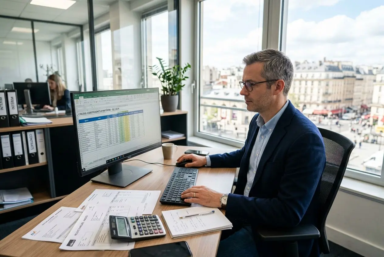 Calcul du coefficient intérim en agence